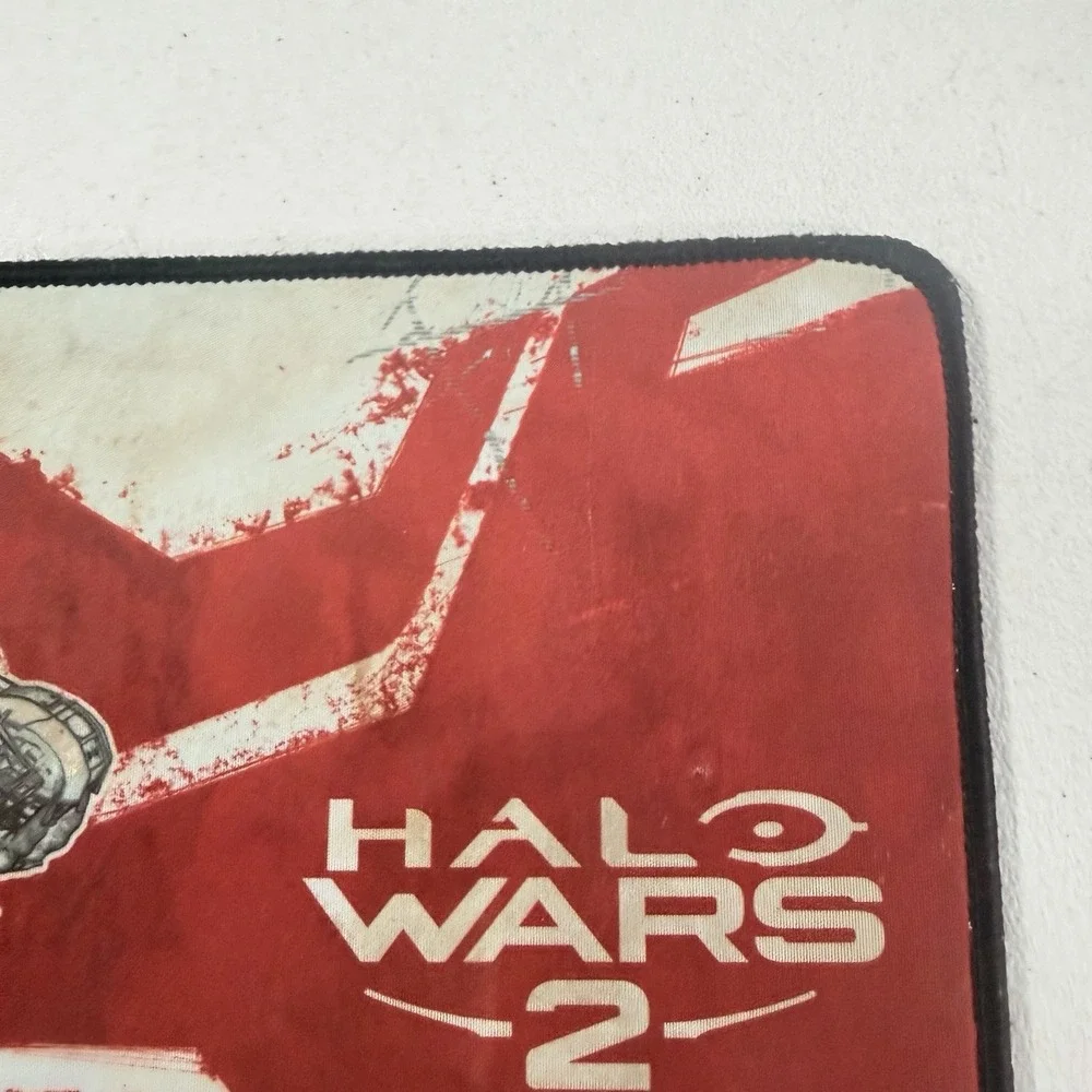 Halo Wars 2 Large Gaming Mat Mouse Pad 2017 12 x 10in Red White Black